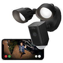 Ring lampada da esterno con telecamera