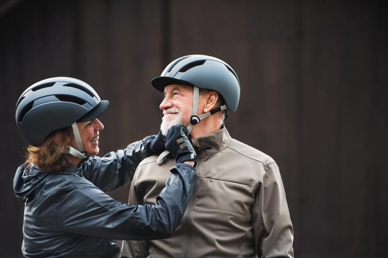 casco da bicicletta
