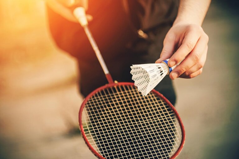 racchetta da badminton