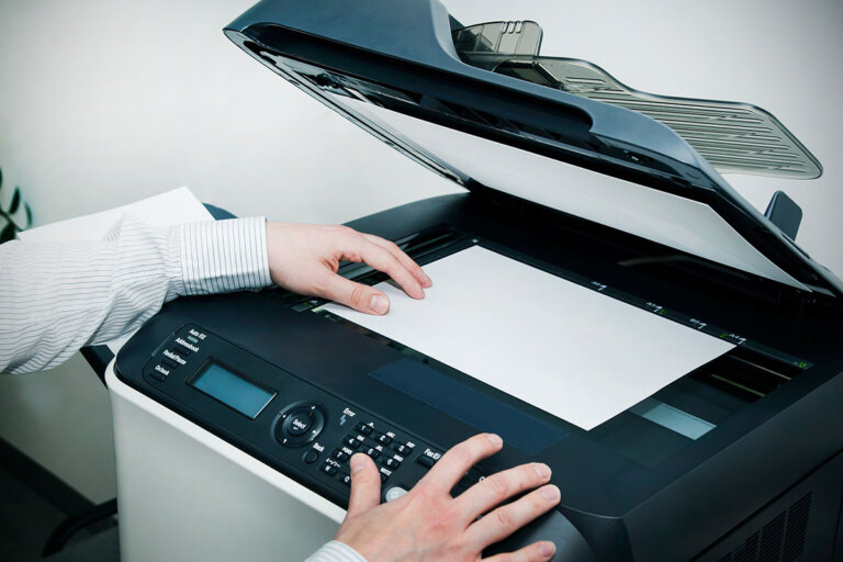 stampante laser con scanner